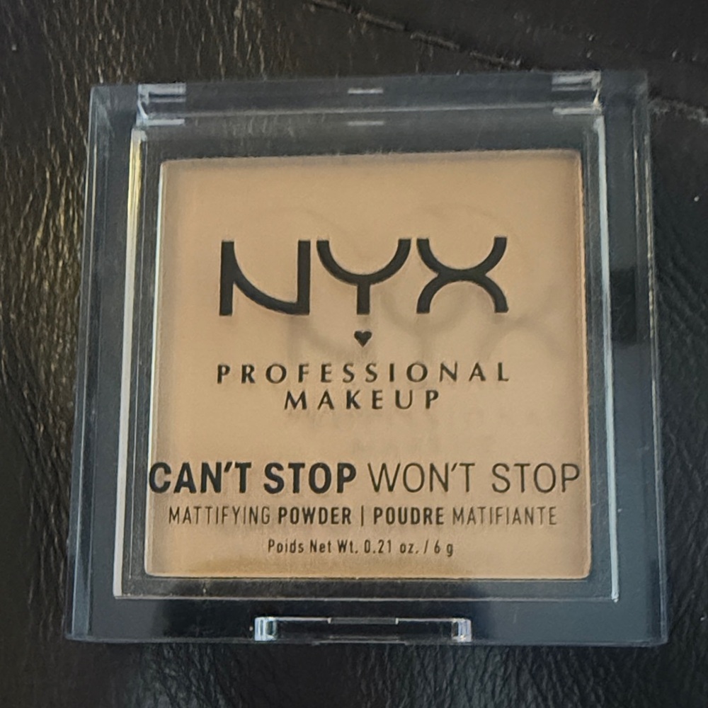 NYX Can't Stop Won't Stop Mattifying Powder - Tan